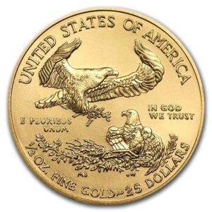 2020 USA 1/2 oz Gull American Gold Eagle BU M/Air-tite kapsel