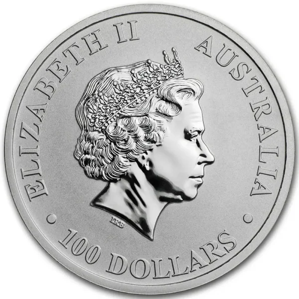 2020 Australia 1 oz Platina Kangaroo BU M/Kapsel - Bilde 2