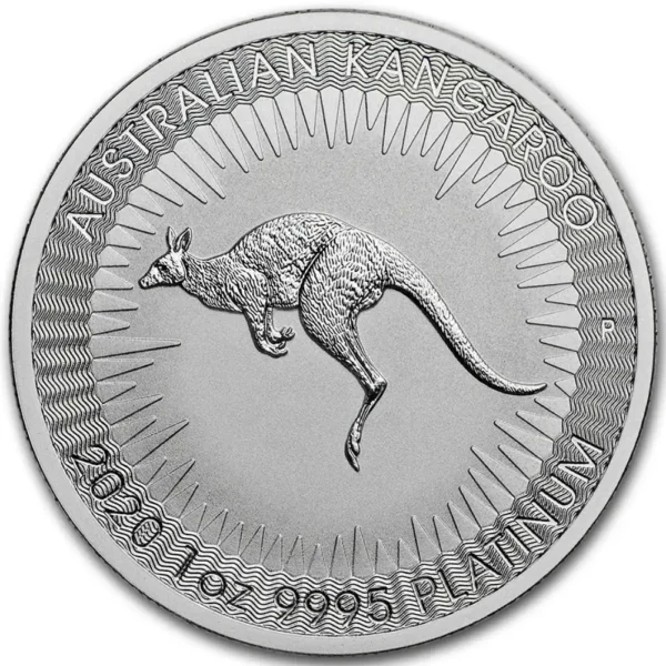 2020 Australia 1 oz Platina Kangaroo BU M/Kapsel