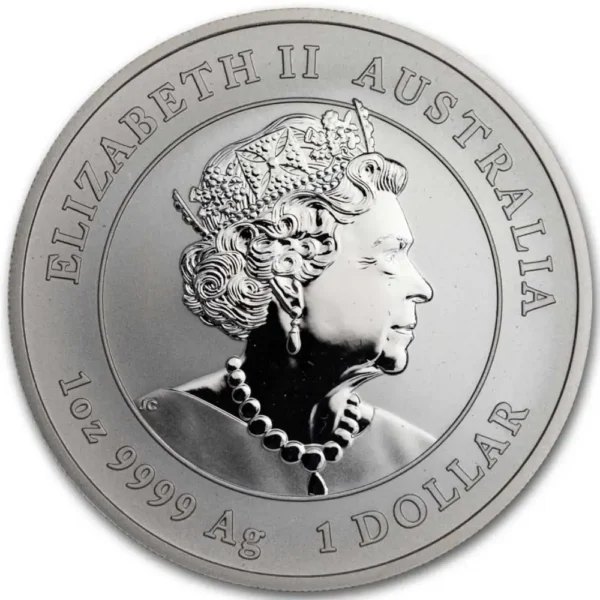 2020 Australia 1 oz Sølv Lunar S3 Year of the Mouse Dragon Privy BU M/Kapsel - Bilde 2