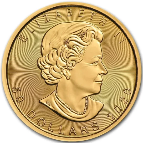 2020 Canada 1 oz Gull Maple Leaf Anmerkning M/Air-tite kapsel - Bilde 2
