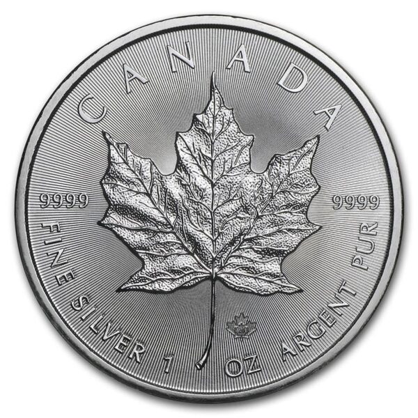 2020 Kanada 1 oz Sølv Maple Leaf BU