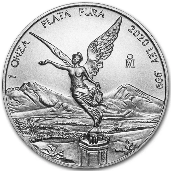 2020 Mexico 1 oz Sølv Libertad Anmerkning M/Kapsel