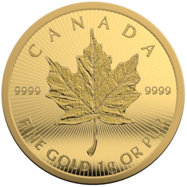 2021 Canada 1 gram Gull Maple Leaf - Maplegram Anmerkning