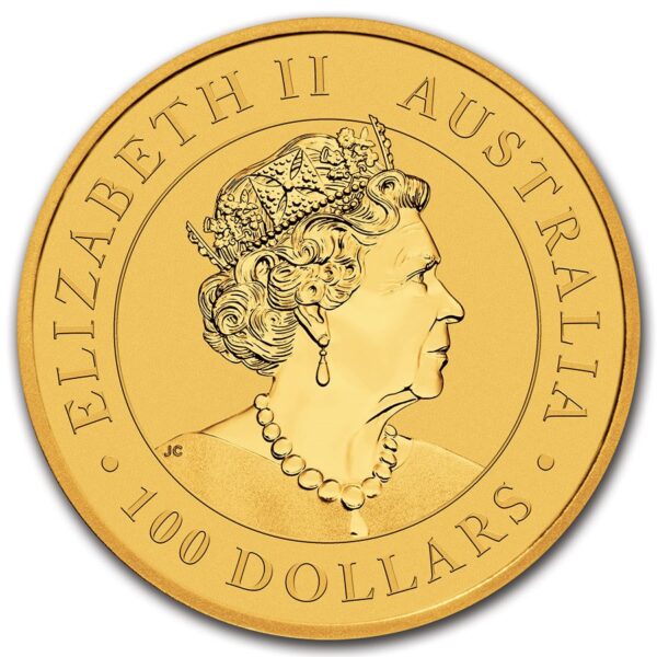 2021 Australia 1 oz Gull Kangaroo Anmerkning M/Kapsel - Bilde 2
