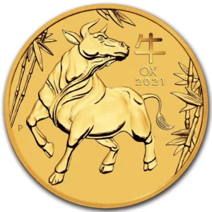 2021 Australia 1 oz Gull Lunar S3 Year of the Ox BU M/Kapsel