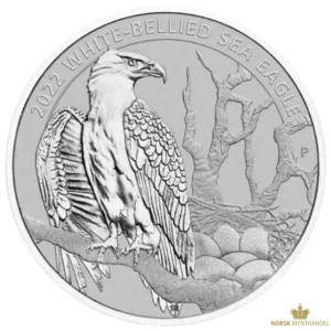 2022 Australia 1/2 oz Platinamynt White-Bellied Sea Eagle BU M/Kapsel | TILBUD