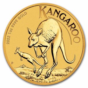 2022 Australia 1 oz Gull Kangaroo BU M/Kapsel