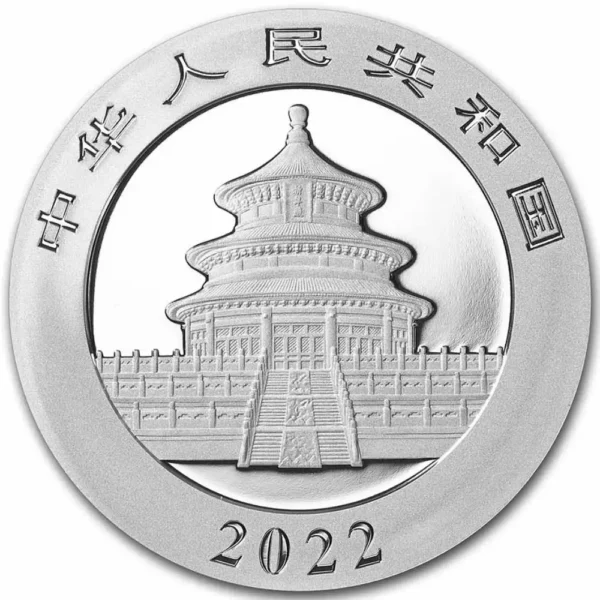 2022 Kina 30 Gram Sølv Panda BU M/Kapsel - Bilde 2