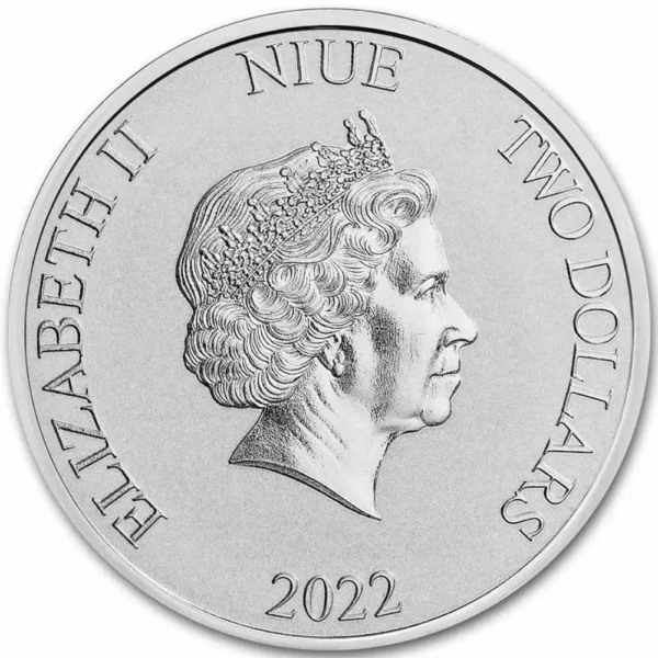 2022 Niue 1 oz Sølv Disney`s Lady & The Tramp Anmerkning - Bilde 2