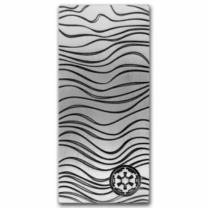 2022 Niue 10 oz Sølv $20 Star Wars Mandalorian Beskar Bar BU M/Kapsel