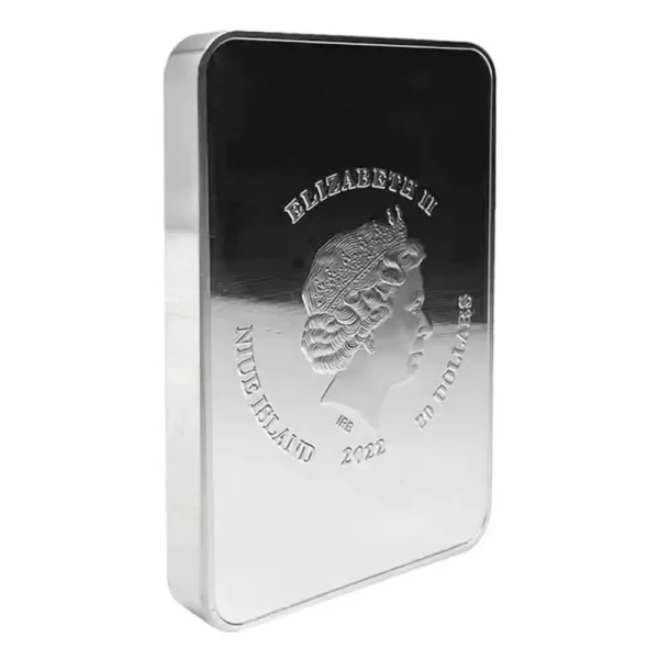 2022 Niue 250 Gram Sølvbarre Coinbar Forseglet BU Anmerkning - Bilde 2