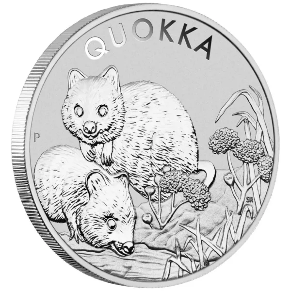 2022 Australia 1 oz Sølv Quokka BU M/Kapsel - Bilde 3