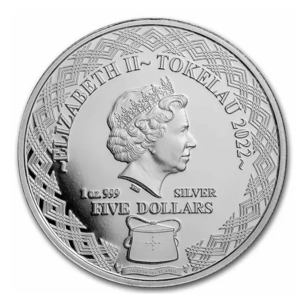 2022 Tokelau 1 oz Sølv Owls - Masked Owl BU M/Kapsel - Bilde 2