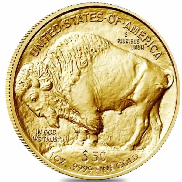 2023 USA 1 oz Gull Buffalo BU M/Air-tite kapsel - Bilde 2