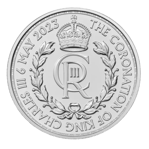 2023 Storbritannia 1 oz Sølv Coronation King Charles Anmerkning