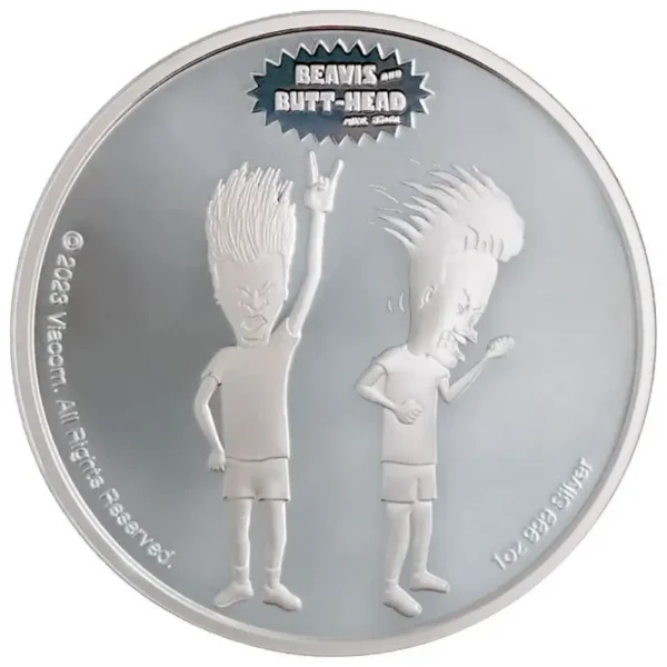 2023 Niue 1 oz Sølv Beavis and Butthead BU