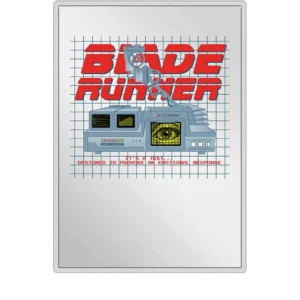 2023 Niue 5 oz Sølv Blade Runner™ Farget Proof M/Etui & COA