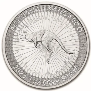 2023 Australia 1 oz Sølv Kangaroo BU
