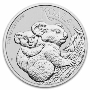 2023 Australia 1 oz Sølv Koala BU M/Kapsel
