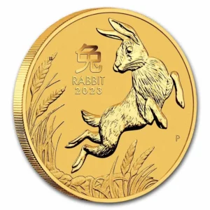 2022 Australia 2 oz Gull Lunar S3 "Year of the Rabbit" BU M/Kapsel