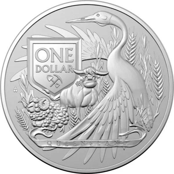 2023 Australia 1 oz Sølv RAM Coat of Arms BU M/Kapsel