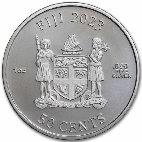 2023 Fiji 1 oz Sølv Jurassic Park 30th Anniversary BU - Bilde 2