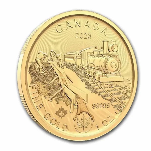 2023 Canada 1 oz Gull .99999 Klondike - Passage for Gold BU i Forseglet Garantikort - Bilde 5
