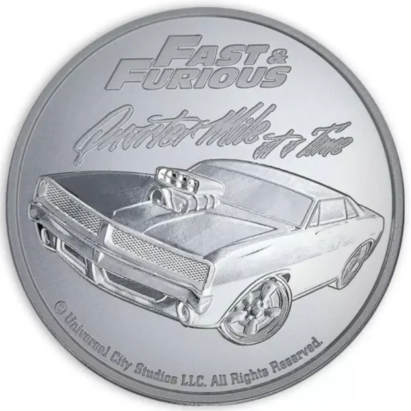 2023 Samoa 1 oz Sølv Fast and Furious BU