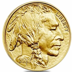 2023 USA 1 oz Gull Buffalo BU M/Air-tite kapsel