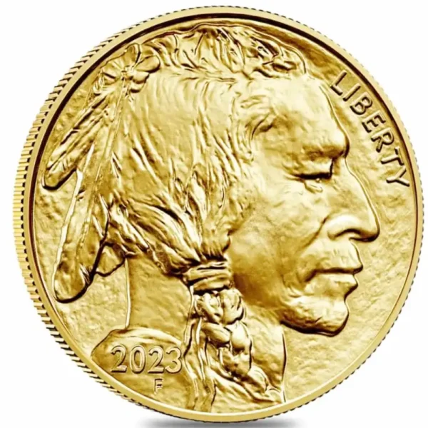 2023 USA 1 oz Gull Buffalo BU M/Air-tite kapsel