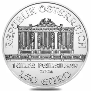 2024 Østerrike 1 oz Sølv Philharmonic BU