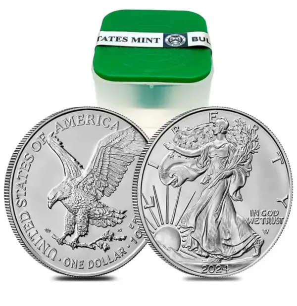 2024 USA 1 oz Sølv American Silver Eagle BU
