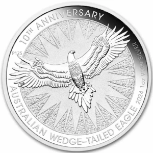 2024 Australia 1 oz Sølv Wedge-Tailed Eagle BU M/Kapsel