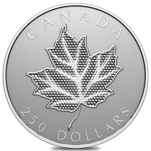 2024 Canada 1 Kilo Sølv Pulsating Maple Leaf Reverse Proof M/Etui & COA