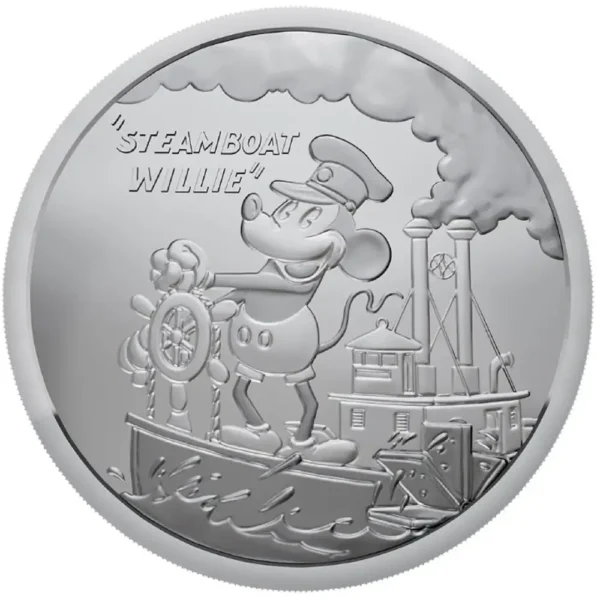 2024 Fiji 1 oz Sølv Steamboat Willi BU