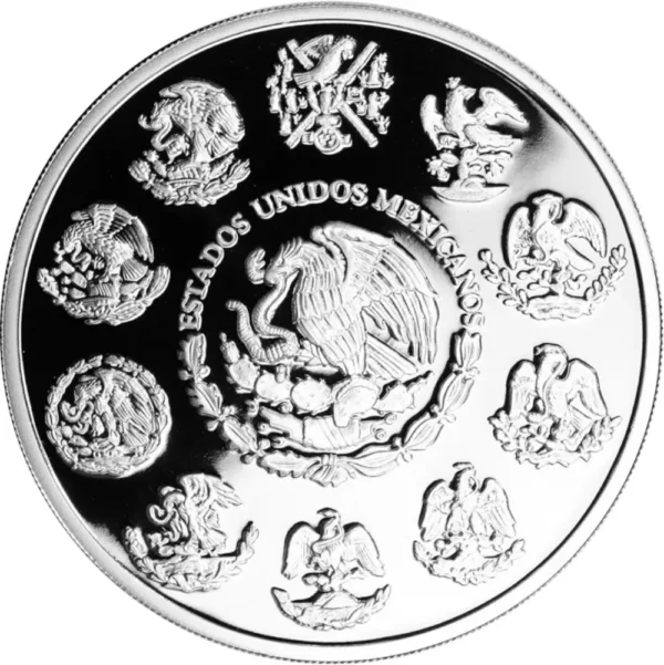 2024 Mexico 5 oz Sølv Libertad Proof M/Kapsel - Bilde 2