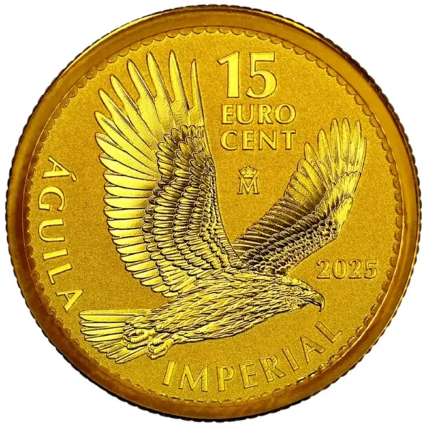 2025 Spania 1/10 oz Gull Imperial Eagle BU M/Kapsel