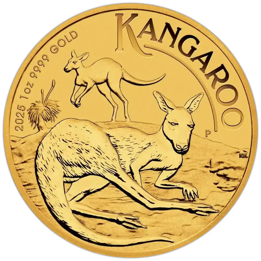 2025 Australia 1 oz Gull Kangaroo BU M/Kapsel