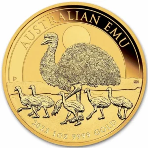 2025 Australia 1 oz Gull Emu BU M/Kapsel