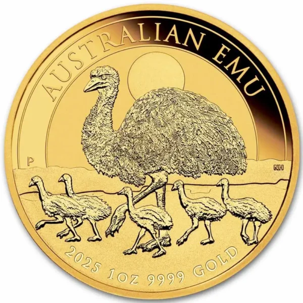 2025 Australia 1 oz Gull Emu BU M/Kapsel