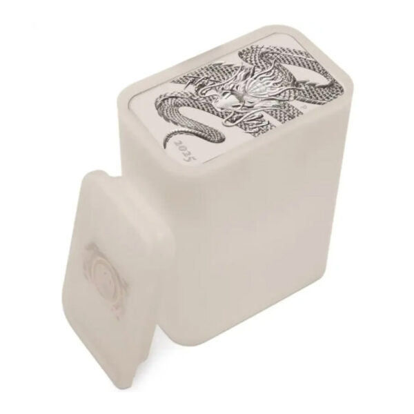 2025 Australia 1 oz Sølv Dragon Coinbar BU i Tube (20 oz) "Forhåndssalg"