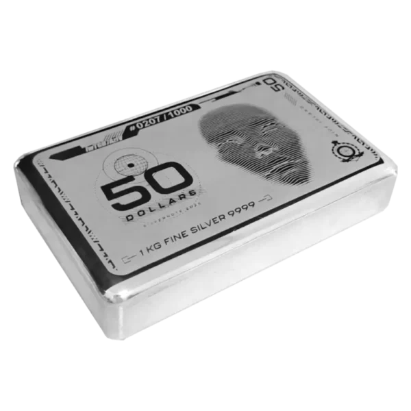 2025 Niue 1 Kilo 50$ Sølvbarre Coinbar Forseglet - Bilde 2