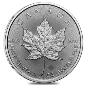 2026 Canada 1 oz Sølvmynt Maple Leaf BU