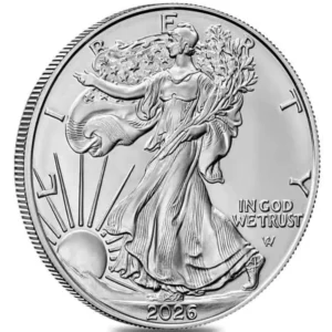 2026 USA 1 oz Sølvmynt American Silver Eagle BU
