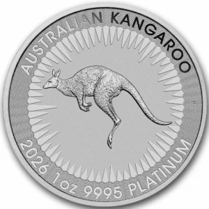2026 Australia 1 oz Platinamynt Kangaroo BU M/Kapsel