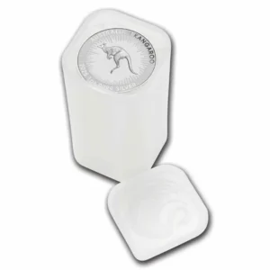 2026 Australia 1 oz Sølvmynter Kangaroo BU i Tube (25 oz)
