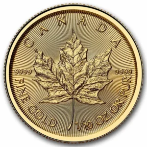 2026 Canada 1/10 oz Gullmynt Maple Leaf BU "Sealed"