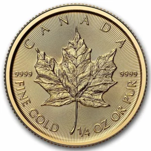 2026 Canada 1/4 oz Gullmynt Maple Leaf BU "Sealed"