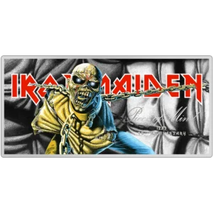 2023 Cook Islands 5 Gram sølv Iron Maiden - Piece of Mind Sølvseddel Prooflike Laminert